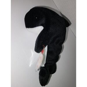 Ty Beanie Babies Waves‎ The Whale Red Star Tag